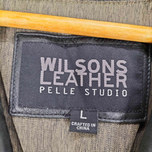 ウィルソン Wilsons Leather リアルレザーチェスターコート メンズ L