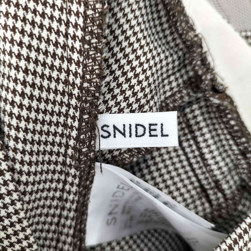 スナイデル snidel 22AW 千鳥格子デザインプリーツミディスカート レディース JPN:1