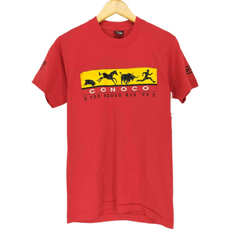 スクリーンスターズ SCREEN STARS 90S MADE IN USA CONOCO プリントTシャツ 袖裾シングル メンズ M