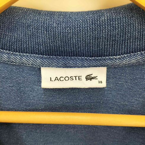 ラコステ LACOSTE スキッパー インディゴ ポロシャツ レディース FR:38