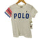 ポロラルフローレン POLO RALPH LAUREN ポニー 刺繍 POLO スリーブ プリント S/S Tシャツ レディース import:S