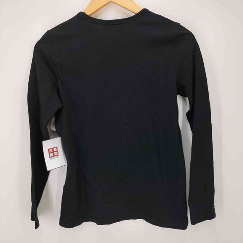 ラルフローレン RALPH LAUREN L-RL LAUREN ACTIVE センター エンブレム ビーズ 刺繍 L/S カットソー Y2K レディース