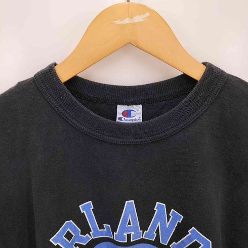 チャンピオン Champion 90S USA製 青刺繍タグ ORLANDO MAGIC カプセル 3段 カレッジプリント S/S Tシャツ メンズ import:M