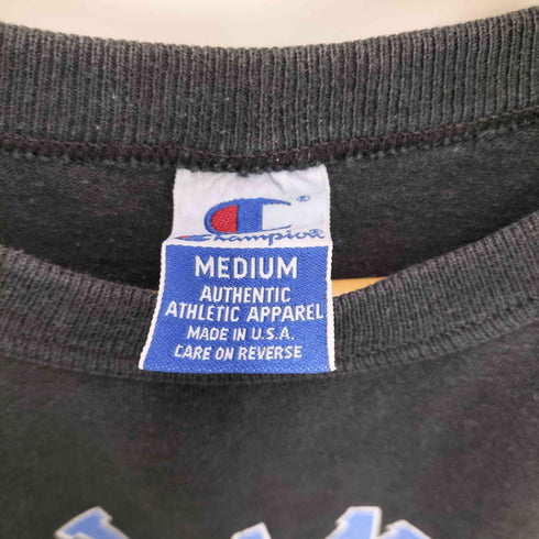 チャンピオン Champion 90S USA製 青刺繍タグ ORLANDO MAGIC カプセル 3段 カレッジプリント S/S Tシャツ メンズ import:M