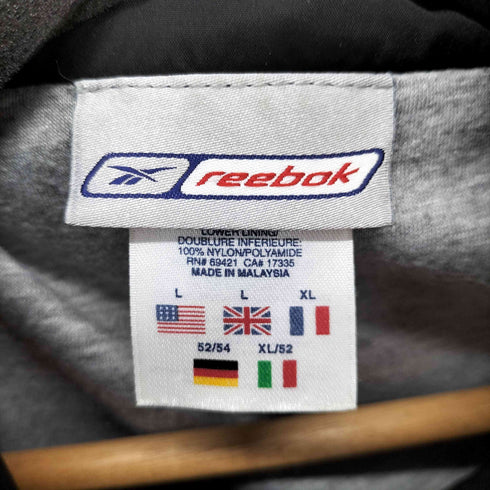 リーボック Reebok ジップアップナイロンジャケット ドローコード メンズ import:L