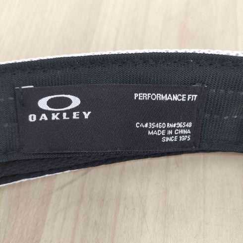オークリー OAKLEY ロゴ刺繍サンバイザー メンズ FREE