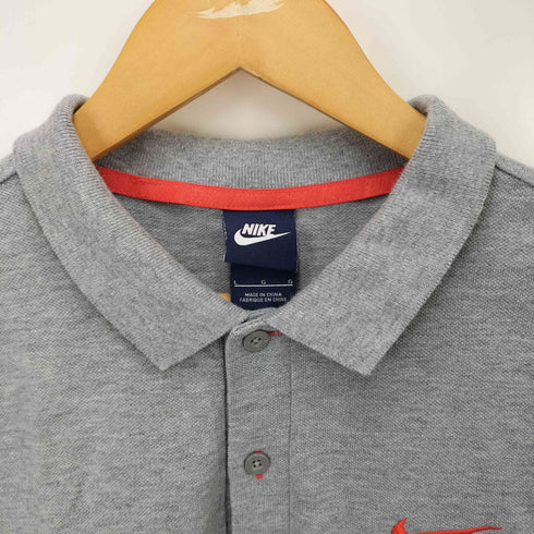 ナイキ NIKE スウッシュ 刺繍 S/S ポロシャツ メンズ import:L