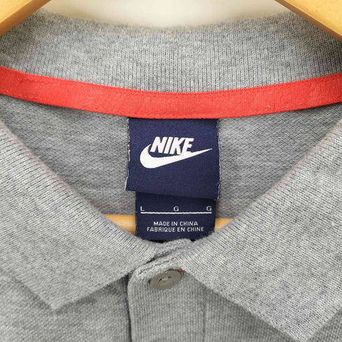 ナイキ NIKE スウッシュ 刺繍 S/S ポロシャツ メンズ import:L