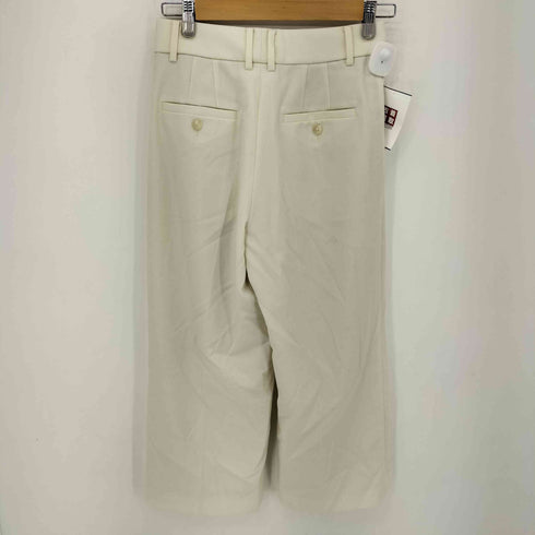 ユナイテッドアローズグリーンレーベルリラクシング UNITED ARROWS green label relaxing キチントボトムス サキソニー ワイド パンツ レディース JPN:38