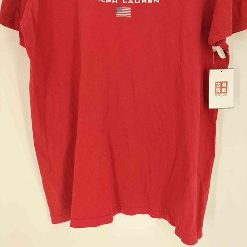 ポロスポーツラルフローレン POLO SPORT RALPH LAUREN 星条旗 ロゴ プリント S/S Tシャツ メンズ import:L