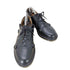 ラフシモンズ RAF SIMONS ニッケルリング 3ホール レザーシューズ メンズ US8 M
