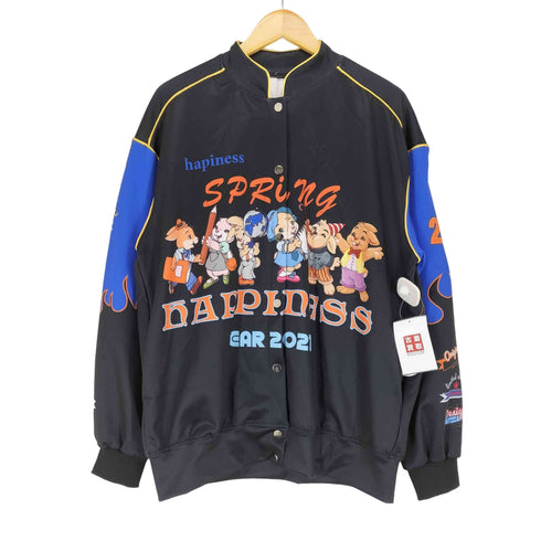 SPRING 2021 HAPPINESS ポリエステルレーシングジャケット メンズ