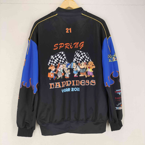 SPRING 2021 HAPPINESS ポリエステルレーシングジャケット メンズ