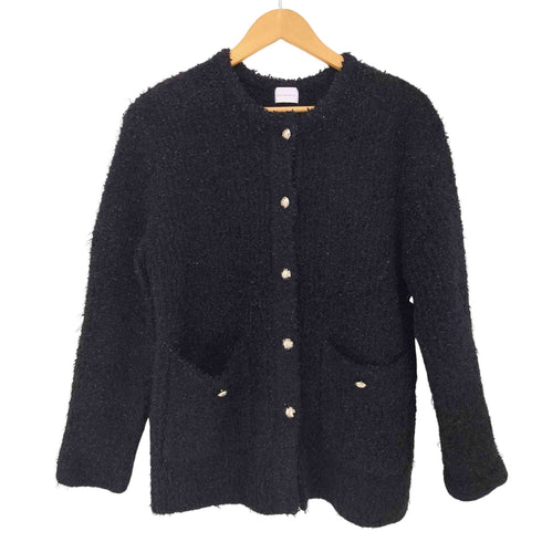 ユナイテッドアローズグリーンレーベルリラクシング UNITED ARROWS green label relaxing ツイード ニット カーディガン 金ボタン レディース FREE