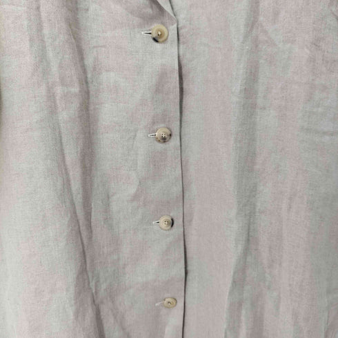 コムアーチ comm arch LINEN LONG SHIRT COAT リネンロングシャツコート レディース JPN:1