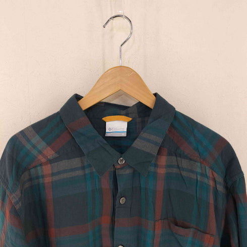 コロンビア Columbia チェック柄ボタンシャツ メンズ JPN:XL