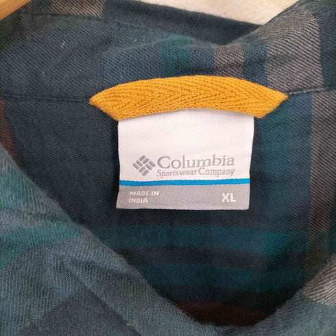 コロンビア Columbia チェック柄ボタンシャツ メンズ JPN:XL