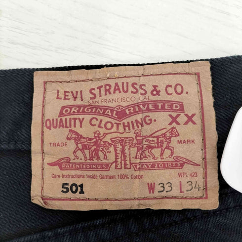 リーバイス Levis 99年製 501 ボタン裏299刻印 後染めボタンフライデニムパンツ メンズ W33