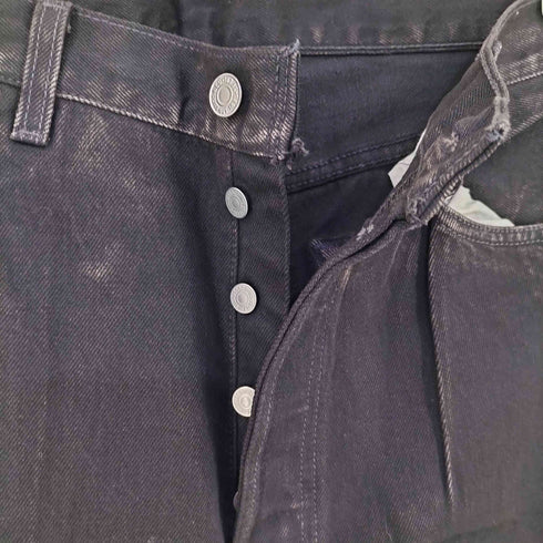 リーバイス Levis USA製 ボタン裏501刻印 501 後染め ブラックデニムパンツ メンズ 35inch