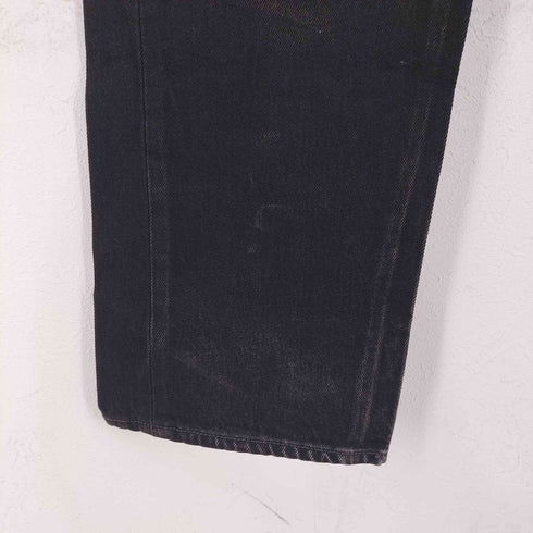 リーバイス Levis USA製 ボタン裏501刻印 501 後染め ブラックデニムパンツ メンズ 35inch