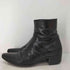 サンローランパリ SAINT LAURENT PARIS MADE IN ITALY サイドジップ アンクルショートブーツ VIBRAMソール メンズ EUR:40