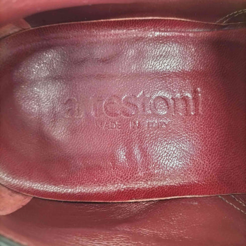 アテストーニ a.testoni MADE IN ITALY ストレートチップエナメルスリッポン メンズ UK:6.5G