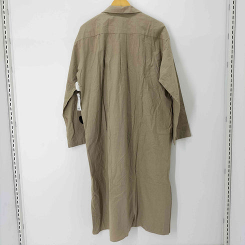 コムアーチ comm arch SLUB CLOTH SHIRT COAT 比翼 ロング シャツコート レディース JPN:1