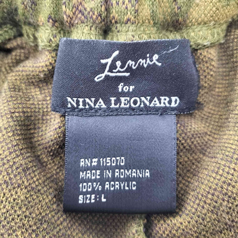 Lemmie for Nina Leonard ジャガード フレアスカート レディース JPN:L
