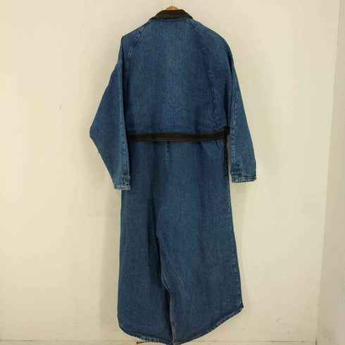 pioneer wear レザーカラー デニムロングコート メンズ US:42