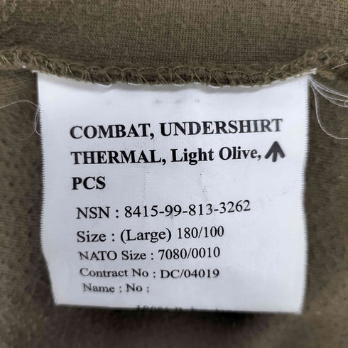 ブリティッシュアーミー BRITISH ARMY 90S PCS Pullover Fleece Shirts メンズ 180/100