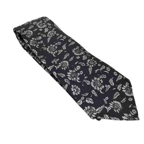 エトロ ETRO 花柄ナローネクタイ メンズ ONE SIZE