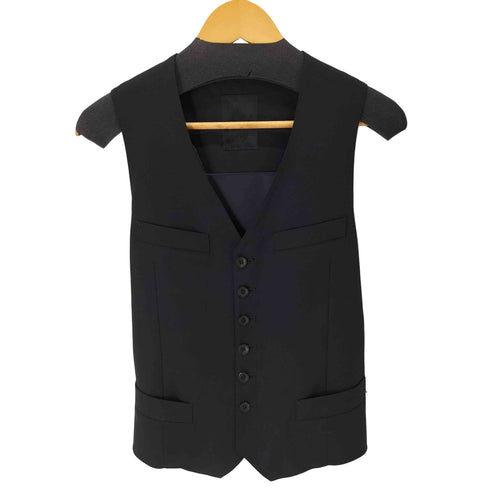 キリュウキリュウ kiryuyrik Gabardine 6Buttom Vest メンズ JPN:S