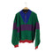 ランズエンド LANDS END 90S usa製 マルチカラーヘンリーネックニット メンズ import:L