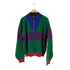 ランズエンド LANDS END 90S usa製 マルチカラーヘンリーネックニット メンズ import:L