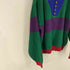 ランズエンド LANDS END 90S usa製 マルチカラーヘンリーネックニット メンズ import:L