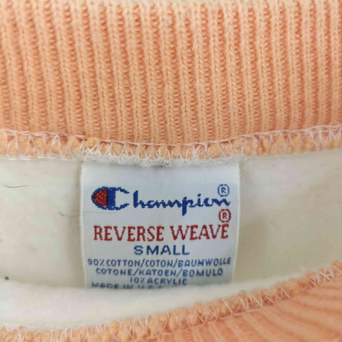 チャンピオン Champion 90s made in USA Reverse Weave Crew Neck Sweatshirt リブライン メンズ import:S