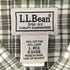 エルエルビーン L.L.Bean 00s リネン混 ポケット半袖チェックシャツ メンズ L