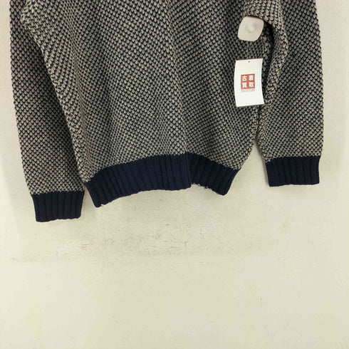 クロスクリーク CROSS CREEK バーズアイ Vネックニット メンズ import:L