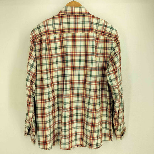 エルエルビーン L.L.Bean 00s TRADITIONAL FIT ダブルポケット 長袖チェックシャツ メンズ L