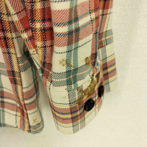 エルエルビーン L.L.Bean 00s TRADITIONAL FIT ダブルポケット 長袖チェックシャツ メンズ L