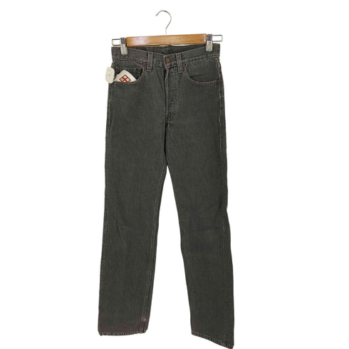 リーバイス Levis 90s USA製 501ストレートデニムパンツ ボタン裏522 先染めブラック メンズ 27/34
