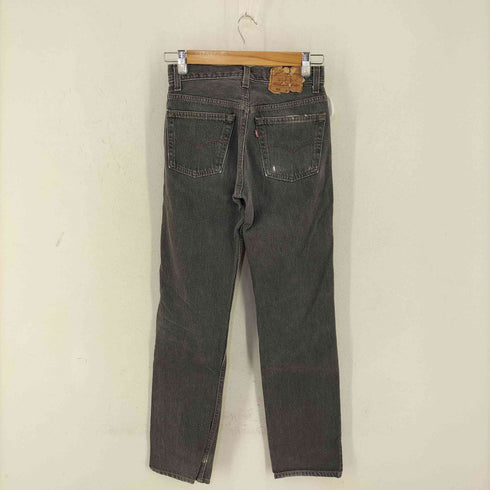 リーバイス Levis 90s USA製 501ストレートデニムパンツ ボタン裏522 先染めブラック メンズ 27/34