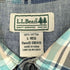 エルエルビーン L.L.Bean 00s SLIGHTLY FITTED マドラスチェック ダブルポケット長袖シャツ メンズ L