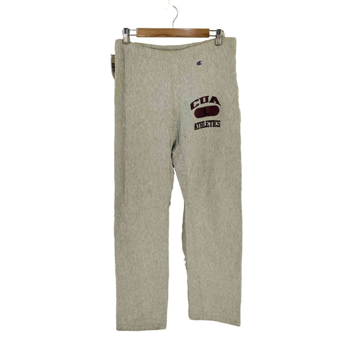 チャンピオン Champion USA製 トリコタグ reverse weave cua athletics スウェットパンツ カプセル三段 メンズ L