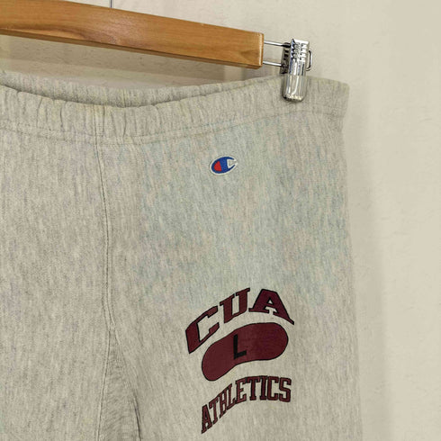 チャンピオン Champion USA製 トリコタグ reverse weave cua athletics スウェットパンツ カプセル三段 メンズ L