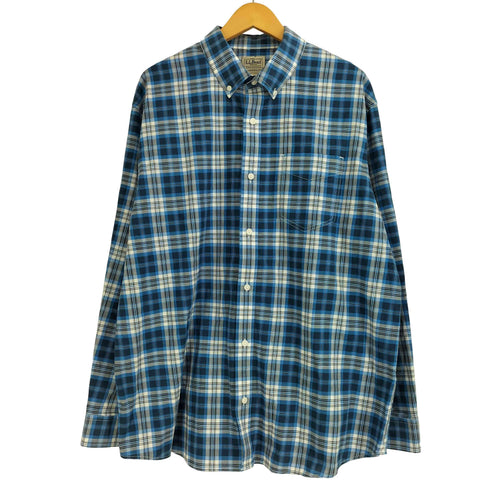 エルエルビーン L.L.Bean 00s TRADITIONAL FIT マドラスチェック ボタンダウンチェックシャツ メンズ XL