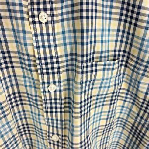 エルエルビーン L.L.Bean 00s WRUINKLE FREE TRADITIONAL FIT 長袖ボタンダウンチェックシャツ メンズ L