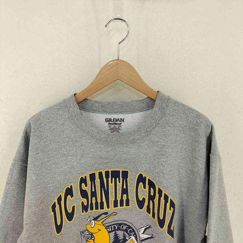 ギルダン GILDAN フロントプリントスウェット UC SANTA CRUZ BANANA SLUGS メンズ import:M