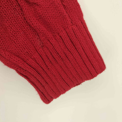 チャップス CHAPS ハーフボタン コットン100% ケーブル編みニット メンズ JPN:M