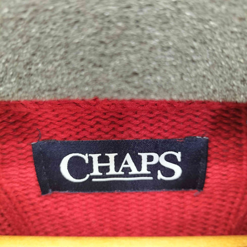 チャップス CHAPS ハーフボタン コットン100% ケーブル編みニット メンズ JPN:M